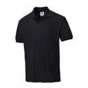 Portwest Naples Polo Shirt - Black, 4XL