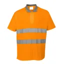 Portwest Mens Class 2 Hi Vis Cotton Comfort Polo Shirt - Orange, XL