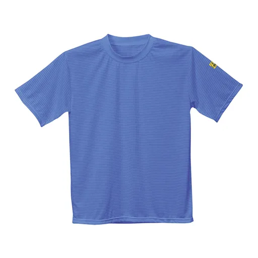 Portwest Mens Anti Static ESD T Shirt - Blue, M