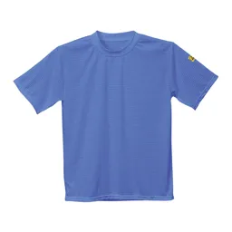 Portwest Mens Anti Static ESD T Shirt - Blue, 2XL