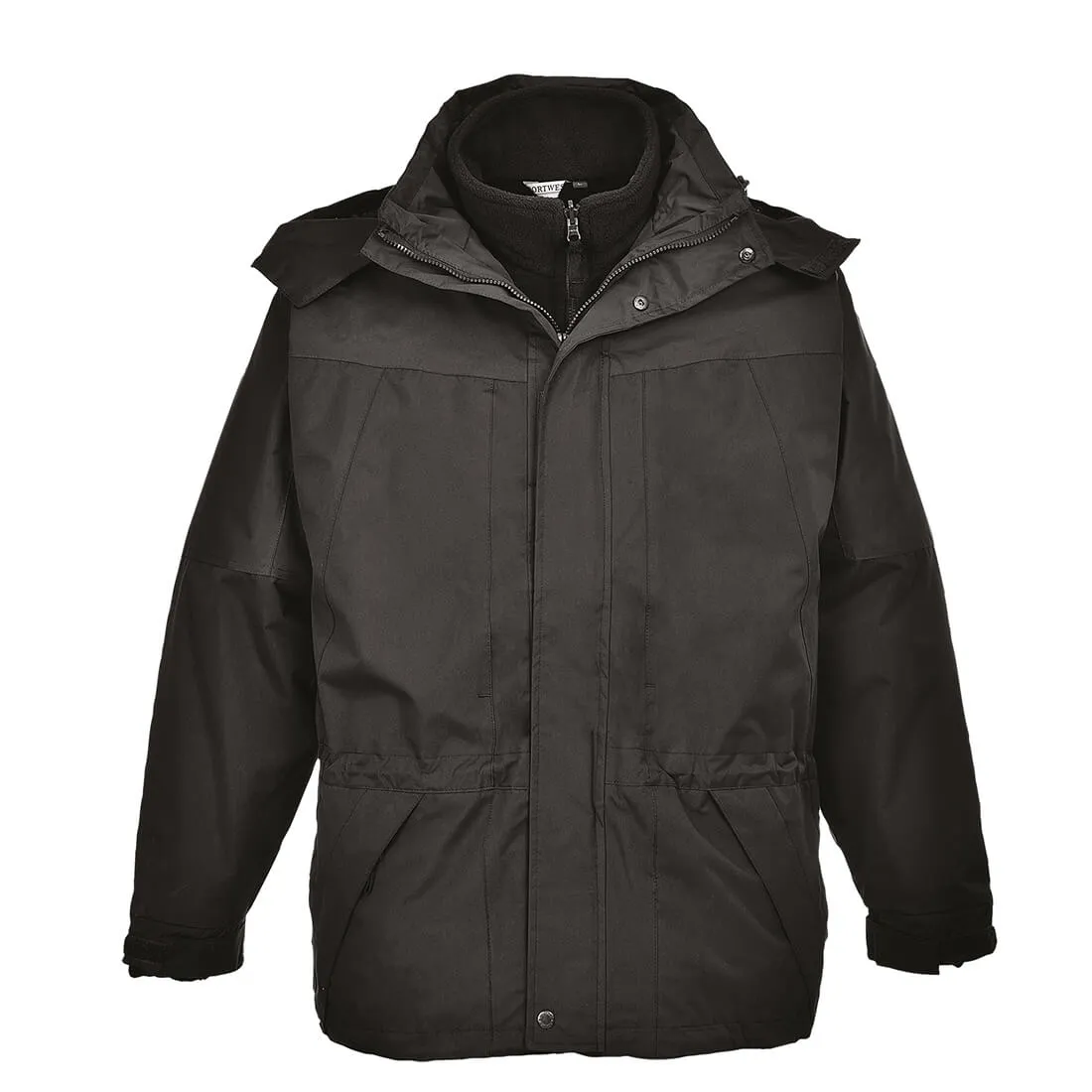 Aviemore Mens 3-in-1 Waterproof Jacket - Black, L