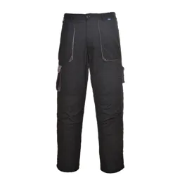 Portwest TX11 Texo Contrast Trouser - Black, Extra Small, 31"