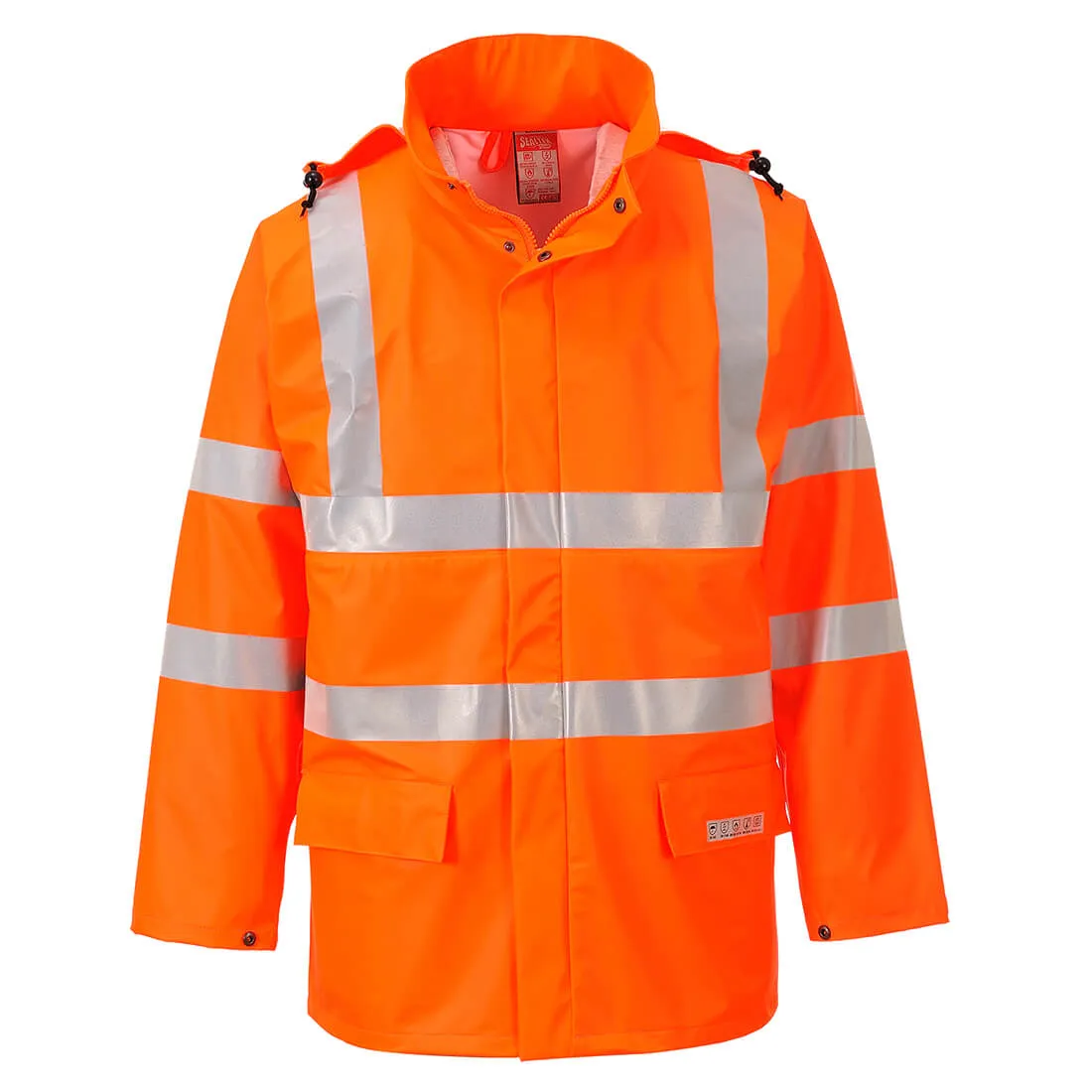Sealtex Flame Resistant Hi Vis Jacket - Orange, L