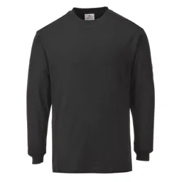 Modaflame Mens Flame Resistant Antistatic T-Shirt - Black, L