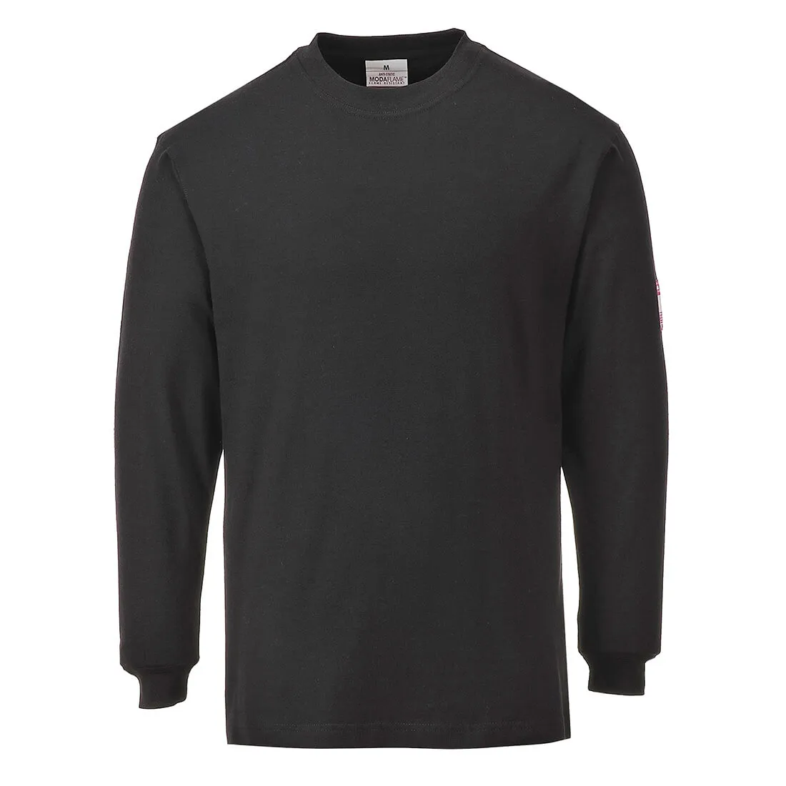 Modaflame Mens Flame Resistant Antistatic T-Shirt - Black, 2XL