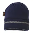 Portwest Reflective Trim Knit Hat - Navy, One Size
