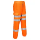 Portwest Hi Vis Cargo Pocket Joggers - Orange, M