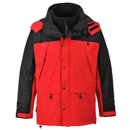 Orkney Mens 3-in-1 Breathable Jacket - Red, L