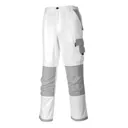 Portwest KS54 Painters Pro Trousers - White, Extra Small, 31"