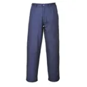 Biz Flame Pro Mens Flame Resistant Trousers - Navy Blue, 3XL, 32"