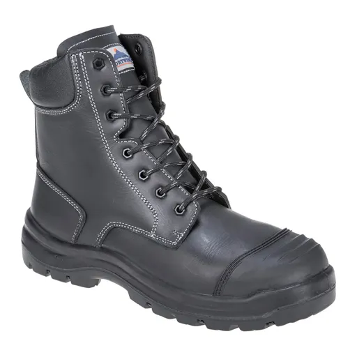 Portwest Pro Mens Eden S3 Safety Boots - Black, Size 5