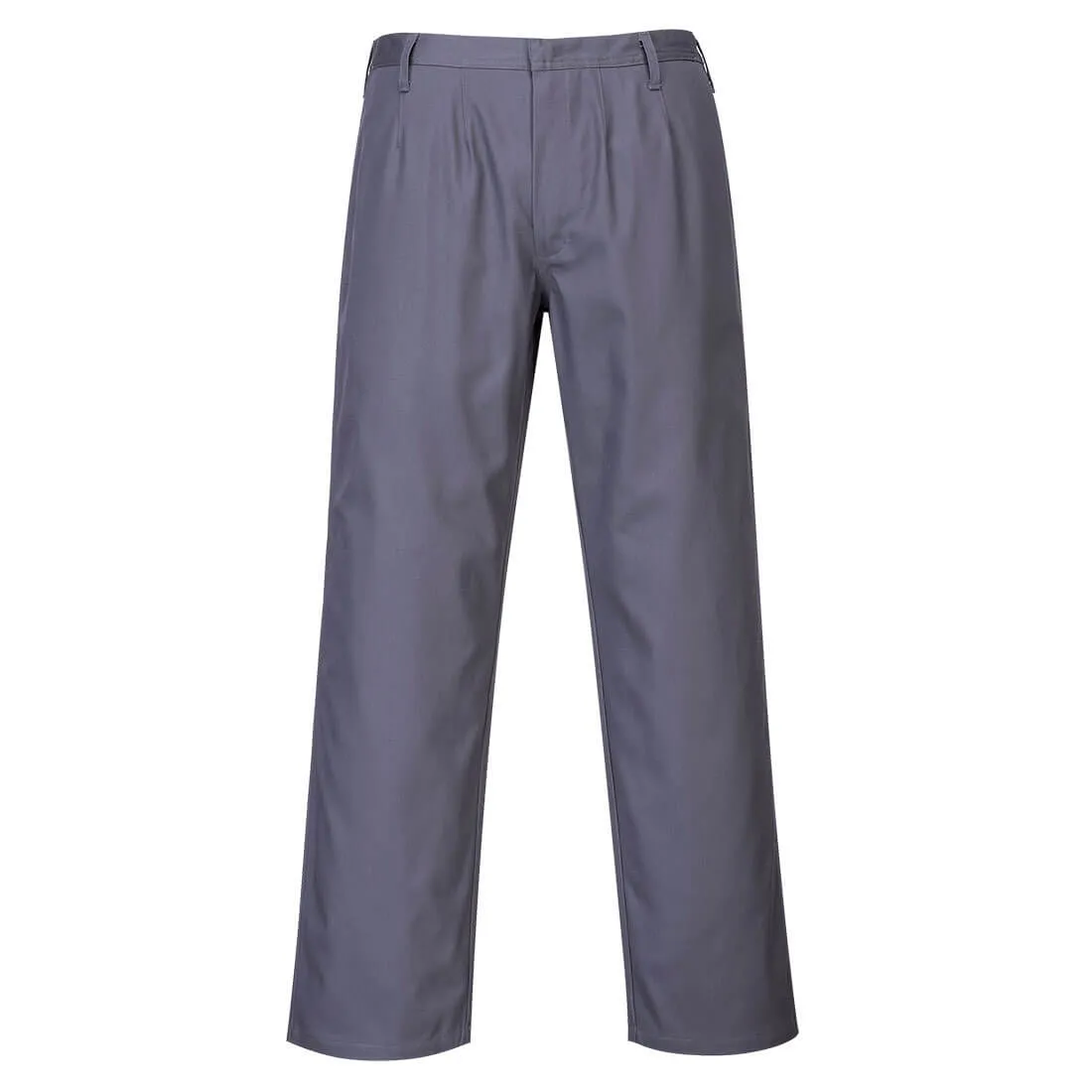 Biz Flame Pro Mens Flame Resistant Trousers - Grey, Large, 32"