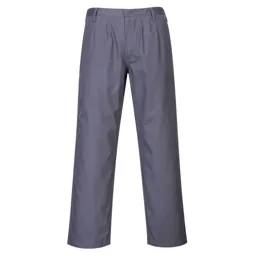 Biz Flame Pro Mens Flame Resistant Trousers - Grey, Small, 32"