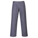 Biz Flame Pro Mens Flame Resistant Trousers - Grey, 3XL, 32"