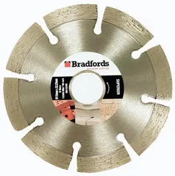 Bradfords Superior Segmented Diamond Blade 115mm x 22.23mm