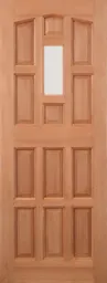 LPD Elizabethan 1L Unglazed Dowelled External Door 1981 x 762 (30") Unfinished Hardwood