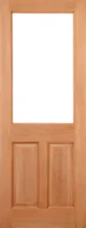 LPD 2XG 2P 1L Unglazed Dowelled External Door 1981 x 762 (30") Unfinished Hardwood