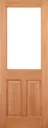 LPD 2XG 2P 1L Unglazed Dowelled External Door 2032 x 813 (32") Unfinished Hardwood