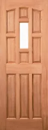 LPD York 1L Unglazed M&T External Door 2032 x 813 (32") Unfinished Hardwood