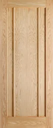 Lincoln Solid Core Internal Door - Unfinished - 3P 1981 x 610mm Oak   OLIN24