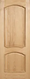 Louis Solid Core Internal Door - Unfinished - RM2S 1981 x 762mm Oak   OLOURMS30