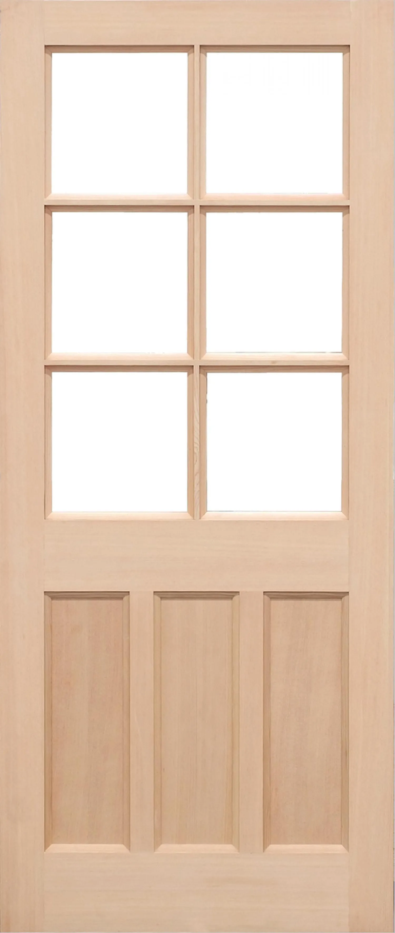 LPD KXT 6L Unglazed External Door 1981 x 762 (30") Unfinished Hemlock