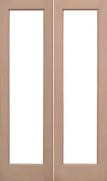 LPD Pattern 20 1L Unglazed External Door Pairs 1981 x 915mm Unfinished Hemlock