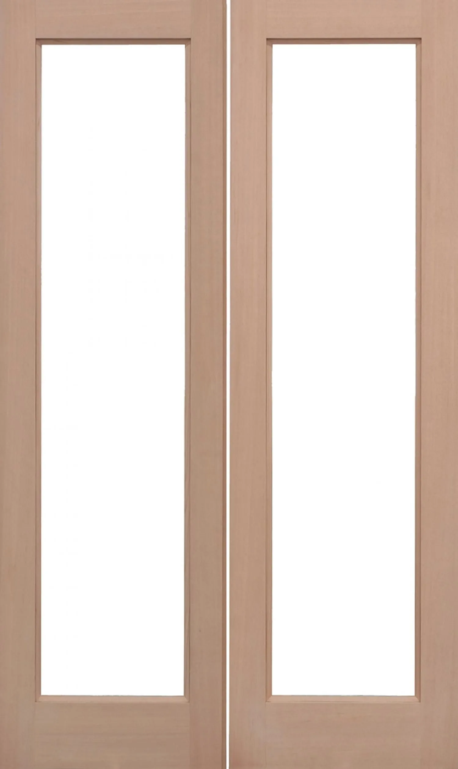 LPD Pattern 20 1L Unglazed External Door Pairs 1981 x 1168mm Unfinished Hemlock