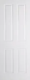 LPD Textured 4P Internal Door 1981 x 610 (24") Primed White Composite