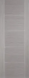 Vancouver Solid Core Internal Door - Prefinished - 1981 x 686mm Light Grey   LGRVAN27