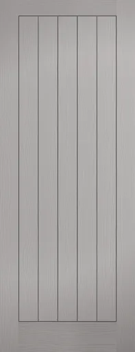 LPD Textured Vertical 5P Internal Fire Door 1981 x 838 (33") Pre-Finished Grey Composite