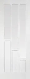 Coventry Solid Core Internal Door - White Primed - 3L Clear Glazed 1981 x 762mm White   WFCOVCG30