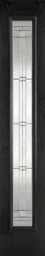 Elegant GRP External Glass Sidelight - Leaded DG 2032 x 356mm Black out/White in   GRPBLASLELE