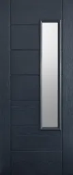 Newbury GRP External Door - Frosted DG 2032 x 813mm Grey   GRPNEWGRE32