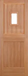 LPD Stable 1L Straight Top M&T External Door 1981 x 838 (33") Unfinished Hardwood