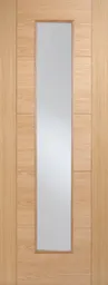 Vancouver Solid Core Internal Door - Prefinished - Long Light 1981 x 686mm Oak   OVANLL27