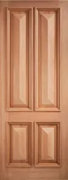 LPD Islington 4P M&T External Door 2032 x 813 (32") Unfinished Hardwood