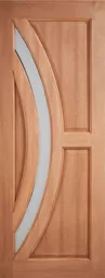 LPD Harrow Frosted Glazed M&T External Door 1981 x 762 (30") Unfinished Hardwood