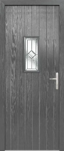 LPD Speedwell Glazed External Door Set 2070 x 890 (35") Pre-Finished Grey Composite