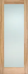 LPD Pattern 10 1L Frosted Glazed Internal Door 1981 x 533 (21") Unfinished Oak