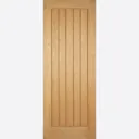 Belize Solid Core Internal Door - Unfinished - 1981 x 762mm Oak   OBEL30