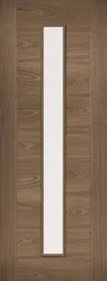LPD Sofia 1L Glazed Internal Door 2040 x 726mm Pre-Finished Walnut