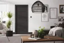 LPD Vancouver 5P Internal Door 2040 x 626mm Pre-Finished Charcoal Black