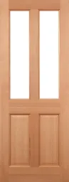 LPD Malton 2L Glazed M&T External Door 1981 x 762 (30") Unfinished Hardwood