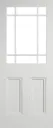 LPD Downham Unglazed Internal Door 2032 x 813 (32") Primed White