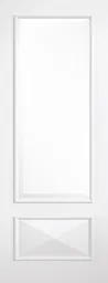 LPD Knightsbridge 1L Clear Bevelled Glazed Internal Door 1981 x 762 (30") Primed Plus White