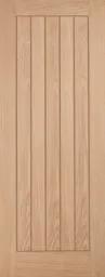 LPD Belize Solid Core Internal Door 2040 x 526mm Pre-Finished Oak
