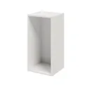 GoodHome Atomia White Modular furniture cabinet, (H)750mm (W)375mm (D)350mm