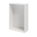 GoodHome Atomia Matt White Modular furniture cabinet, (H)1125mm (W)750mm (D)350mm