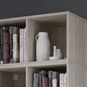 GoodHome Atomia Matt Oak effect Modular furniture cabinet, (H)1875mm (W)375mm (D)350mm